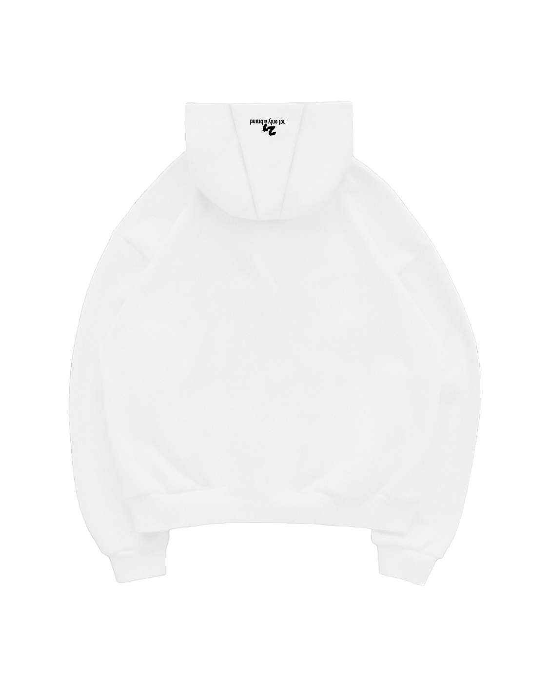 Falling White Oversized-Zip