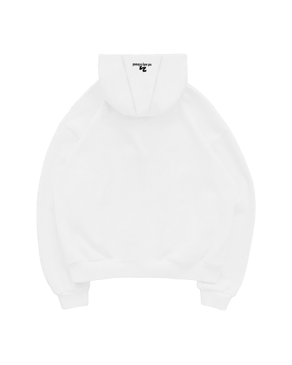 Falling White Oversized-Zip