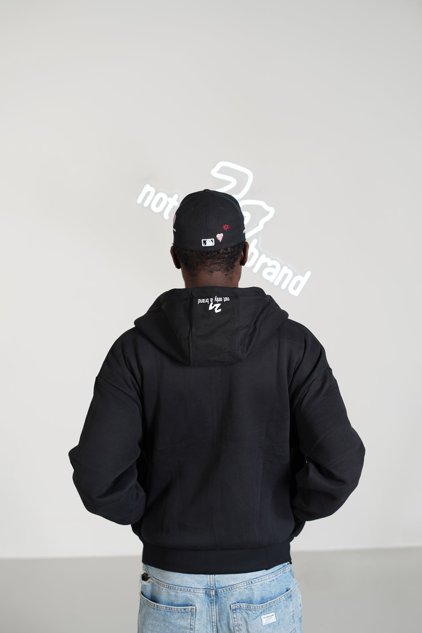 Falling Sky Black  Oversized-Zip
