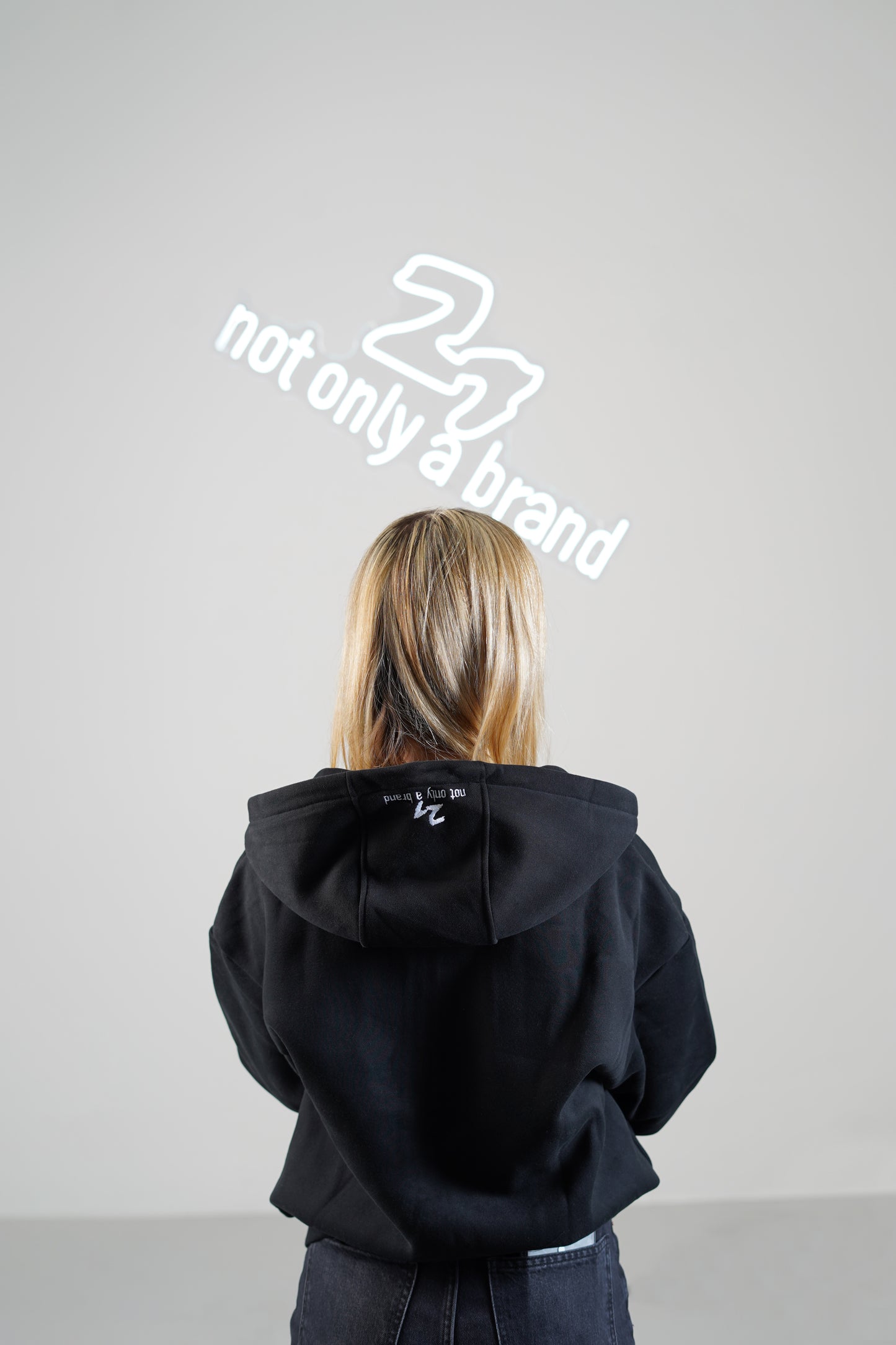 Falling Sky Black  Oversized-Zip
