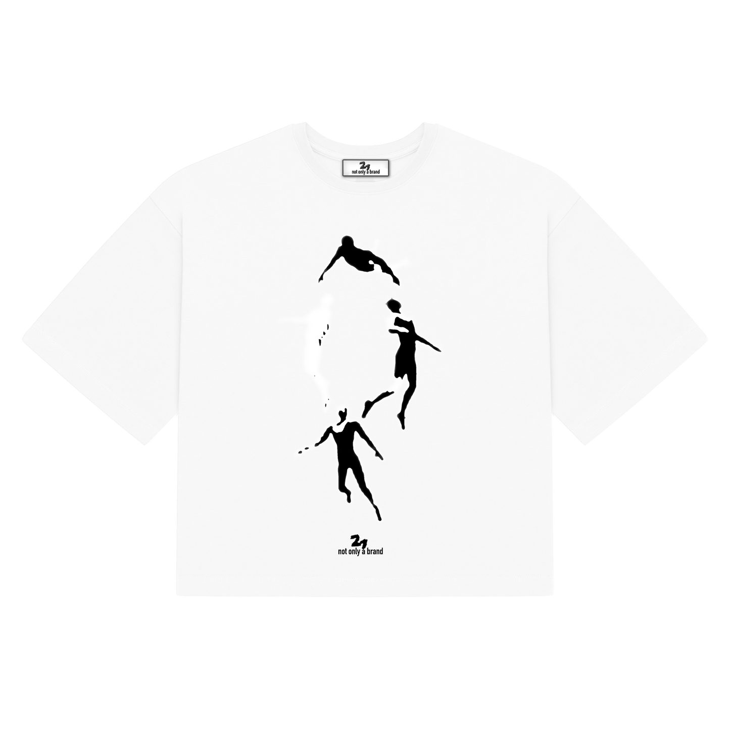 Falling White Oversized-Tee